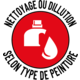 Nettoyage et dilution selon type de peinture
