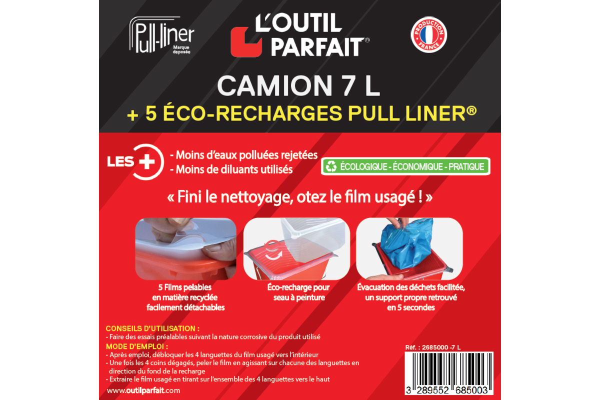 Camion + 5 éco-recharges Pull Liner®