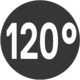 120° 120°