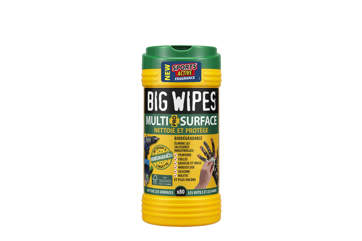 Lingettes BigWipes Bio Multi-surface