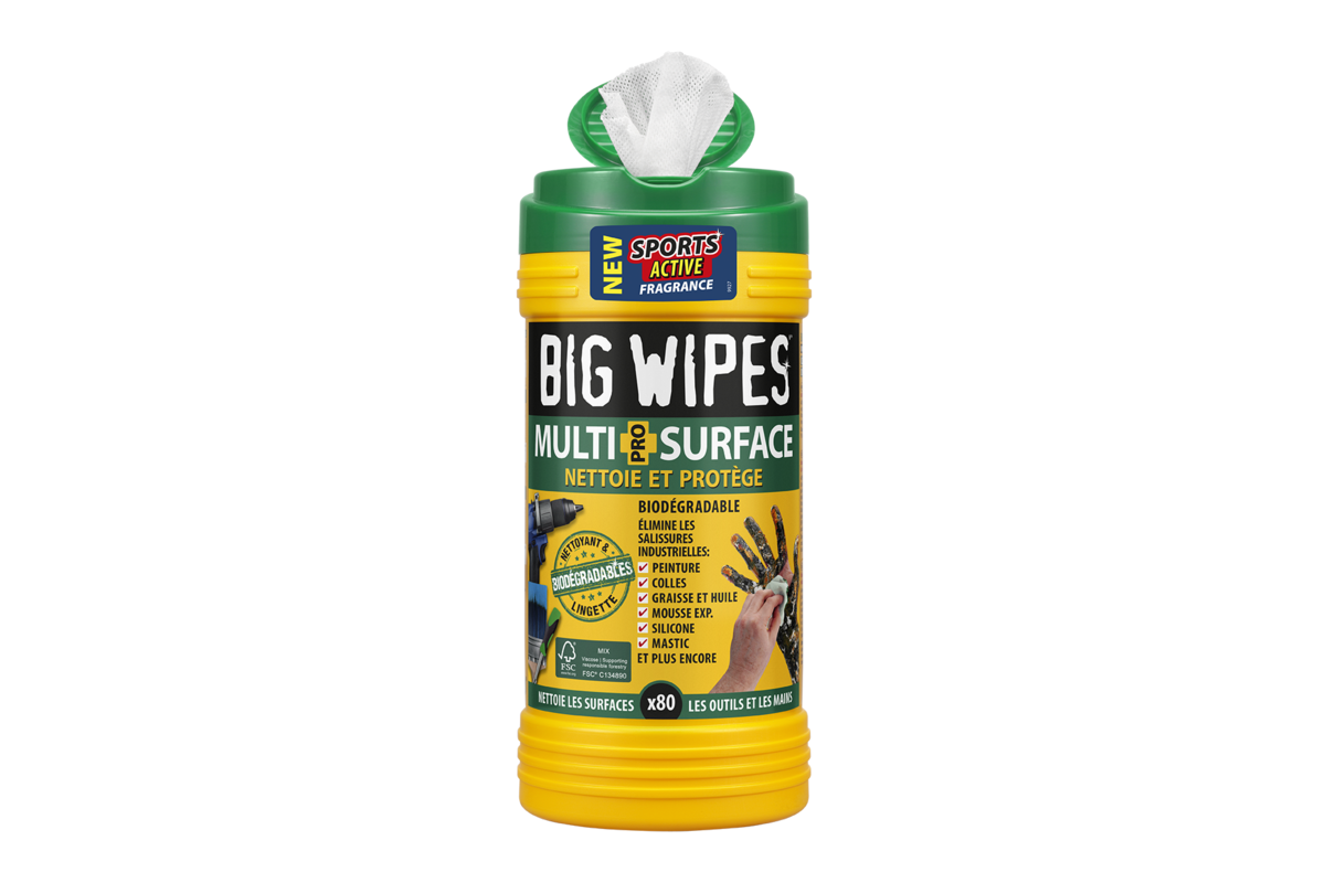 Lingettes BigWipes Bio Multi-surface