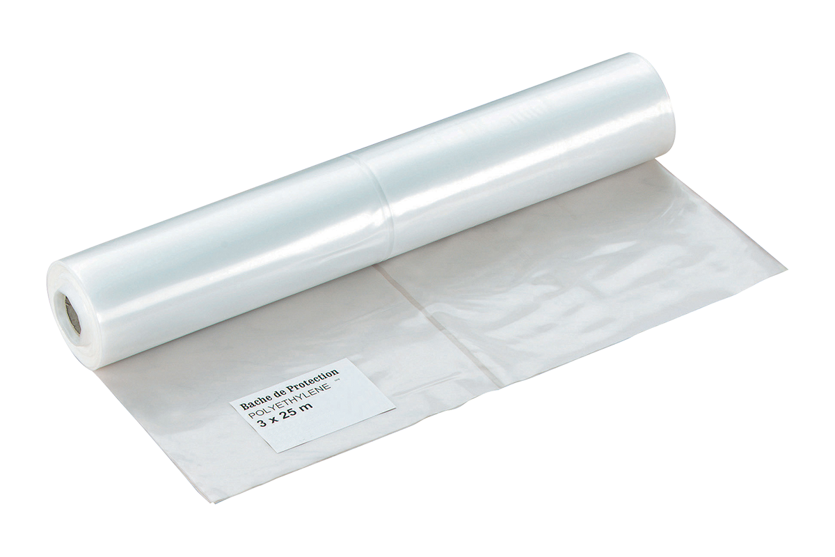 Bâche de protection en rouleau 30 µm