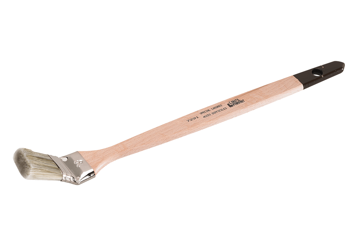 Brosse plate coudée Traitement bois