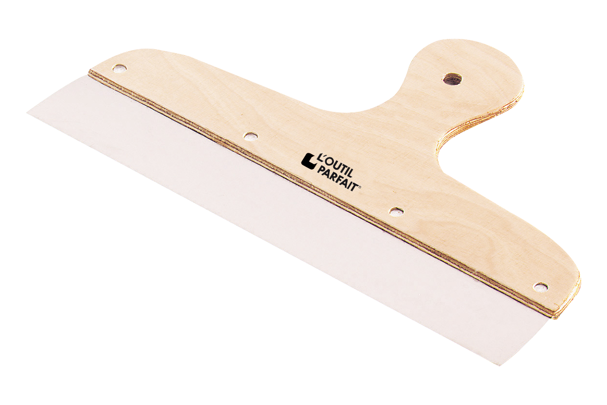 Couteau &agrave; enduire sur d&eacute;coffrage